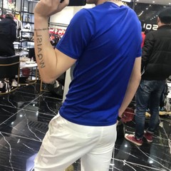 New Fashion Trend Butterfly Hot Drilling Rhinestones Summer Luxury Men T-Shirt