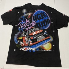 Vtg 90s Ricky Rudd Nascar Track Star All Over Print XL Chase -Small Spots Pic #4