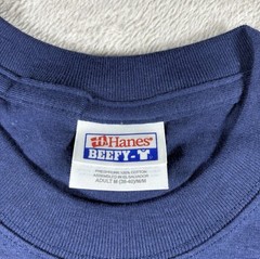 Vintage Los Angeles City Fire Department Life Guard Mens M Blue T Shirt 90s LAFD