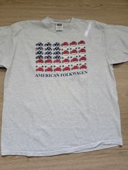 American Folkwagen Volkswagen T Shirt Grey Short Sleeve Mens 2XL