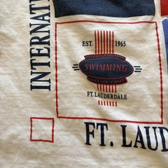 Vintage Swimming Hall Of Fame Shirt Mens Large Ft Lauderdale Cotton Exchange USA