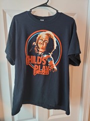 Child’s Play Horror Movie Chucky XL 2020 T-shirt Rare LTD Edition Vintage Photo