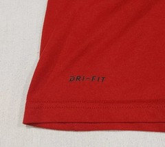 Nike Dri Fit TShirt Regular Athletic Casual Red Adult Size Large