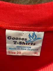 New Zealand Kiwi Bird Shirt Mens Extra Large Red AOP Graphic Made In New Zealand