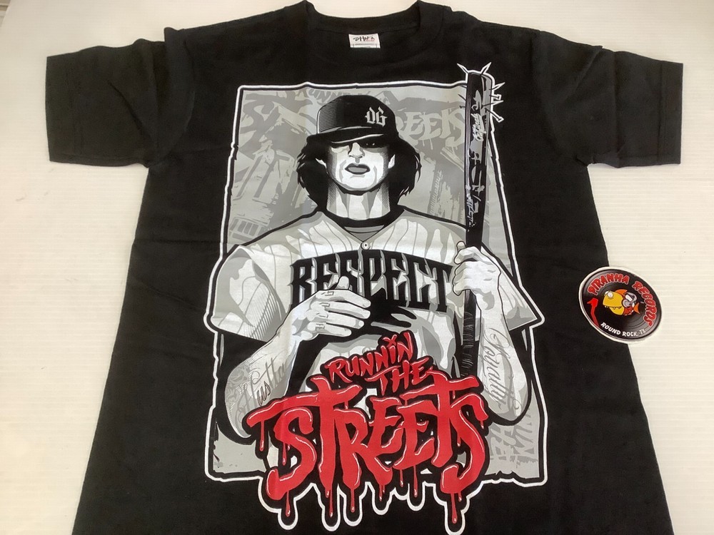 Respect Running The Streets Shirt OG Small-3XL SWAG Piranha Records