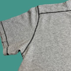 Ariat Henley Shirt XL Mens Gray Waffle Knit Western Ranch Casual Workwear