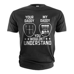 Men’s Funny car guy T-shirt manual shift your daddy my daddy tee shirt garage T