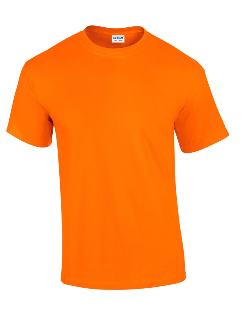 MENS HI VIS T SHIRT SAFETY ORANGE YELLOW COTTON Mix SMALL TO 5XL, BIG SIZES