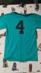 Fruit of the Loom Best Teal Sports Graphic Print Men’s S Crew Neck T-Shirt