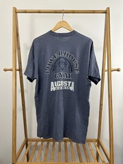VTG Powerhouse Gym Augusta Worn Thrashed Workout Lift Power Faded T-Shirt 2XL