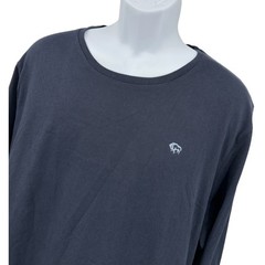 Buffalo by David Bitton Long Sleeve T-Shirt Navy Blue 100% Cotton Men’s 3XL NWT