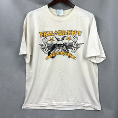 Vintage Fall Silent Shirt Mens Large Punk Thrash Metal 1997 Reno Tour Skatercore