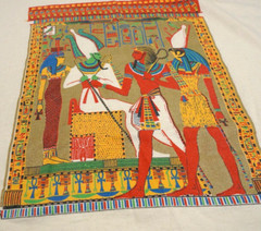 Vintage Egypt Shirt Mens XL 90s Art Tomb of the Kings Graphic Tee Mural Pharaoh