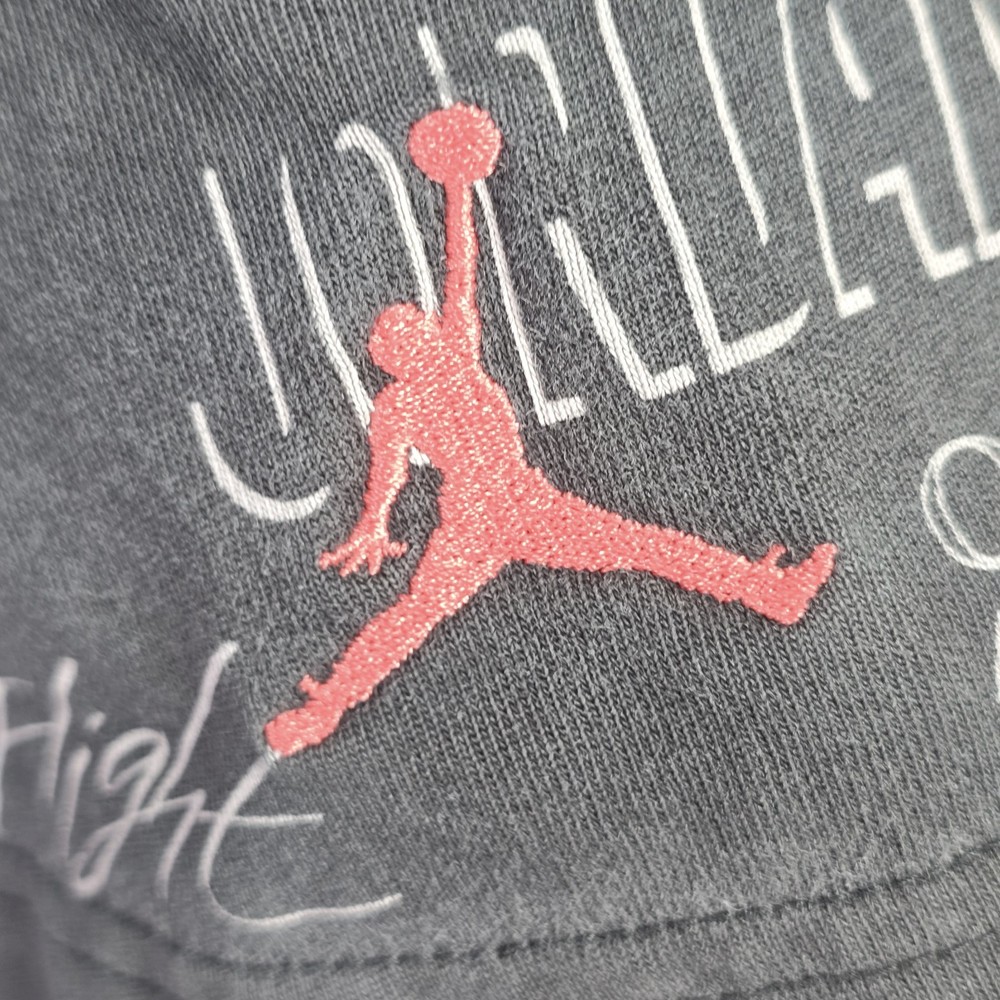 Jordan Mens Flight Club Tee S Gray All Over Print Jumpman Official Member 23