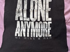 Of Mice And Men Shirt Mens Medium Black Were Not Alone Anymore Concert Tour Band