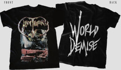 New Dtg/Dtf printed T-shirt – OBITUARY- World Demise – size- S,M,L,XL,2-3-4-5XL