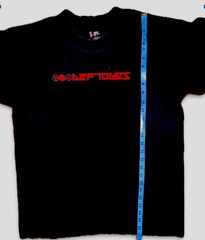 Deftones Vintage Giant Brand White Pony Band Tee Size L