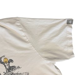 Typographia Organic Cotton Graphic Tee White Size Large Streetwear Artistic GUC