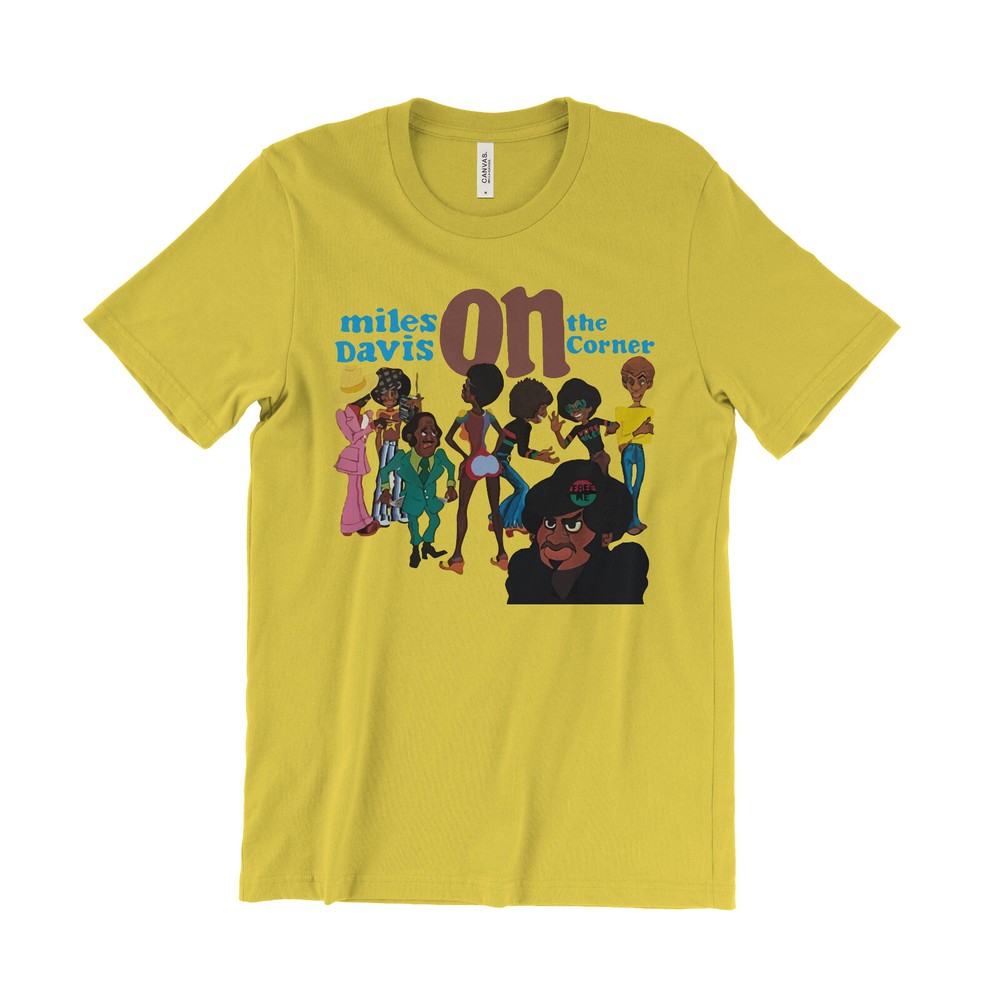 Miles Davis On The Corner T-Shirt Jazz Trumpet Legend Sketches In Spain brew lp