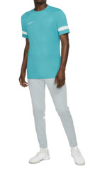 NIKE Dry Academy 21 Short Sleeve Soccer Training Shirt sz L Large Turquoise