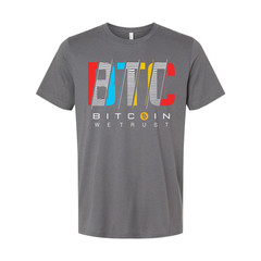Bitcoin We Trust Graphic T Shirt Unisex Apparel Featured Crypto Currency Tee For