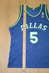 Vintage Champion Dallas Mavericks Jason Kidd Jersey Size 48 XL