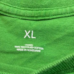 Apple T-Shirt Unisex XL Green Short Sleeve Recycled Cotton Logo Casual Tee