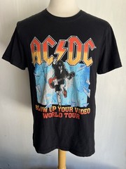 ACDC (2020) Official AC⚡️DC “Blow Up Your Video World Tour” T-Shirt Size Large