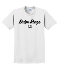 Baton Rouge, Louisiana State T-Shirt Short Sleeve Graphic Tee Unisex apparel