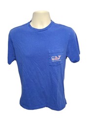 Vineyard Vines American Flag Whale Adult Blue XS TShirt
