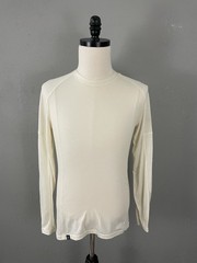 Decathlon Forclaz Mens Shirt S Ivory Bone Wicking Anti Odor Base Layer Merino