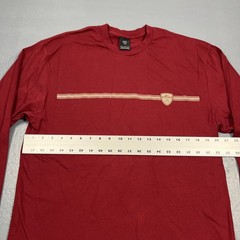 Vintage Nike Golf Long Sleeve Tshirt Red Gold Y2K Casual Sporty VTG