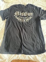 Mission Sandwich Social T-Shirt Size Xl