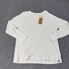 Faherty Shirt Mens 2XL White Cloud Cotton Thermal Waffle Knit Long Sleeve Tee