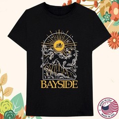 Bayside Band Wolf Bird Heavy Cotton Black S-5XL T Shirt For Men JU878