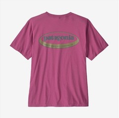 Authentic Patagonia Mens 95 Oval Logo Organic Cotton T-Shirt Brand New Free