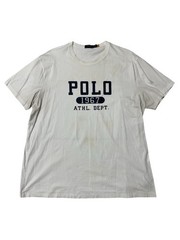 Polo Ralph Lauren 1967 Athletic Dept Graphic T-Shirt Men’s 2XB White Crew Neck