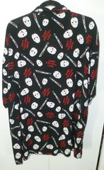 Friday The 13th Camp Crystal Lake 3XL Button-Up Short Sleeve Shirt – Official