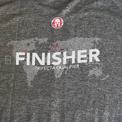 2016 Reebok Spartan Race Shirt XL Gray Hawaii Finisher Trifecta Qualifier 2945
