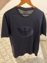 Set Of 5 Emporio Armani Men’s Beige Black And Navy Blue T-Shirts Pit 24 L 30