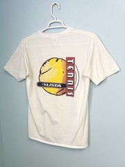 Vintage 90s USTA Midwest Section Wisconsin District Tennis T Shirt Medium