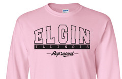 Elgin Illinois T-Shirt Long Sleeve Graphic tee