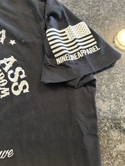 Nine Line Apparel Patriotic America Whoopin’ Ass Graphic T-Shirt Black Military