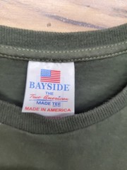 USMC Shirt Mens Medium Bayside Made USA Military Marines T-Shirt Tee
