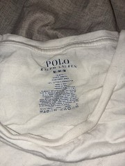 Polo Ralph Lauren Men’s White Slim Fit Logo Crew Neck Short Sleeve Tee M