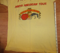 VTG 1981 Zappa “You Are What You Is” NA TOUR Shirt Yellow Made in USA 50/50 LRG