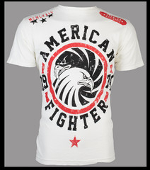 AMERICAN FIGHTER Vintage White BRADLEY Athletic Graphic T-shirt NWT