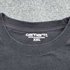 Carhartt Men’s 2XL WIP / Shadow Script T-Shirt Black University Arc Logo