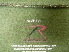 Rothco Mens Small Green Camo Tactical Long Sleeve T-Shirt