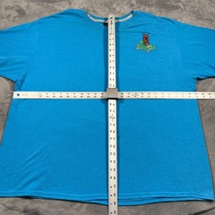Hanes X Temp T-Shirt Mens 3XL Blue Scoobert Scooby Doo Embroidered Logo Cartoon